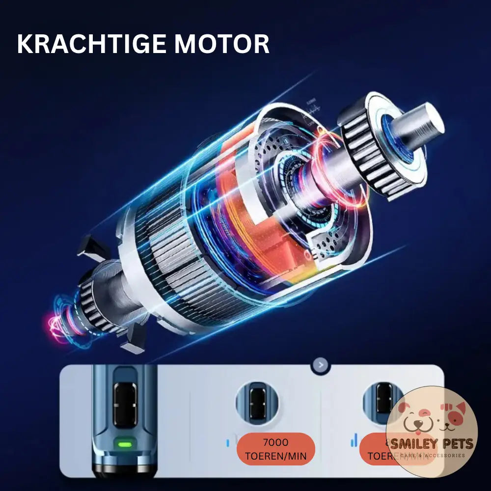 Elektrische Nagelslijper voor Huisdieren! Donkerblauw