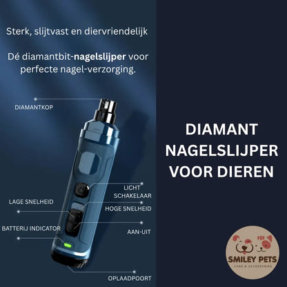Elektrische Nagelslijper voor Huisdieren! Donkerblauw