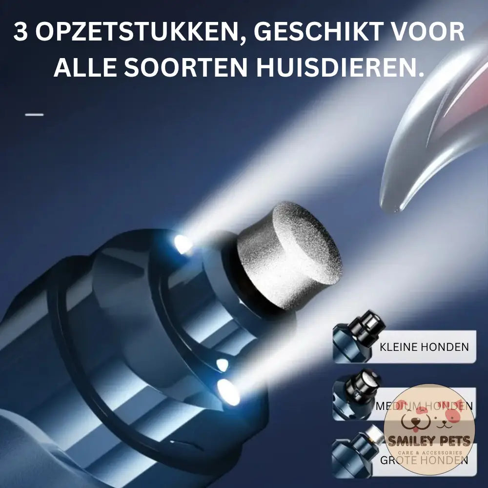 Elektrische Nagelslijper voor Huisdieren! Donkerblauw